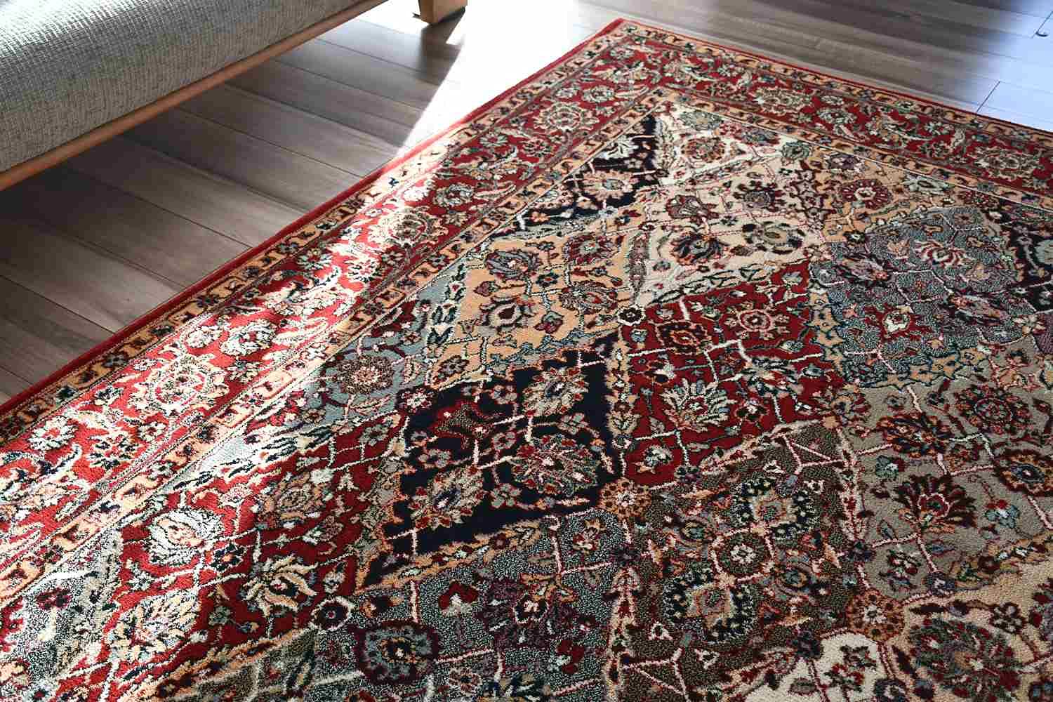 Amazon | 絨毯 オールシーズン ウール ラグカーペット 約 3畳