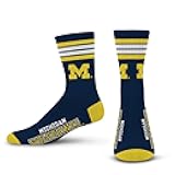 FBF NCAA unisex-adult 4 Stripe Deuce Crew Ncaa