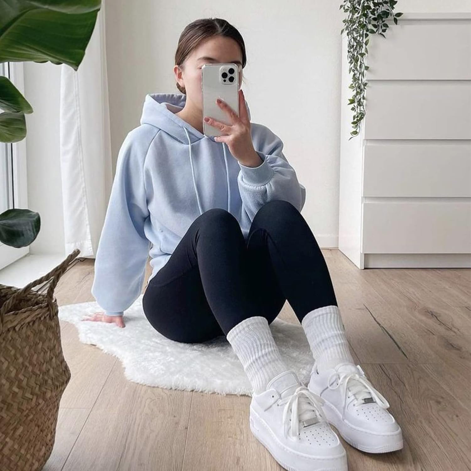 Leggings Women High Waisted Tummy Control Squat Proof Best Workout Buttery Soft Pant - Image 6