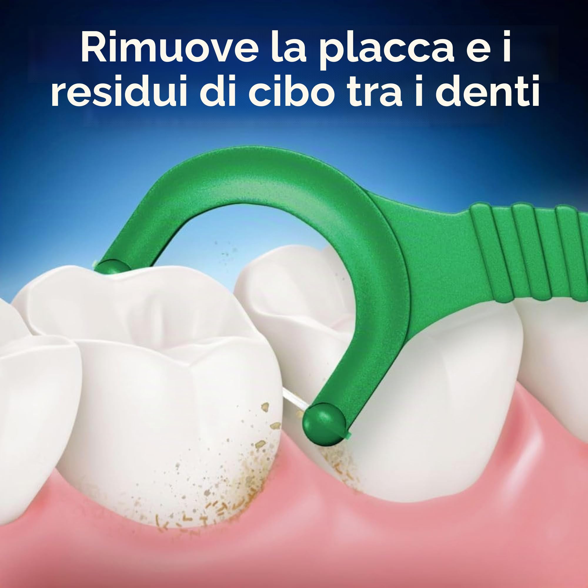 Oral-B, bastoncini interdentali con sentore di menta a lunga durata, con confezione da 75 (confezione da 6)