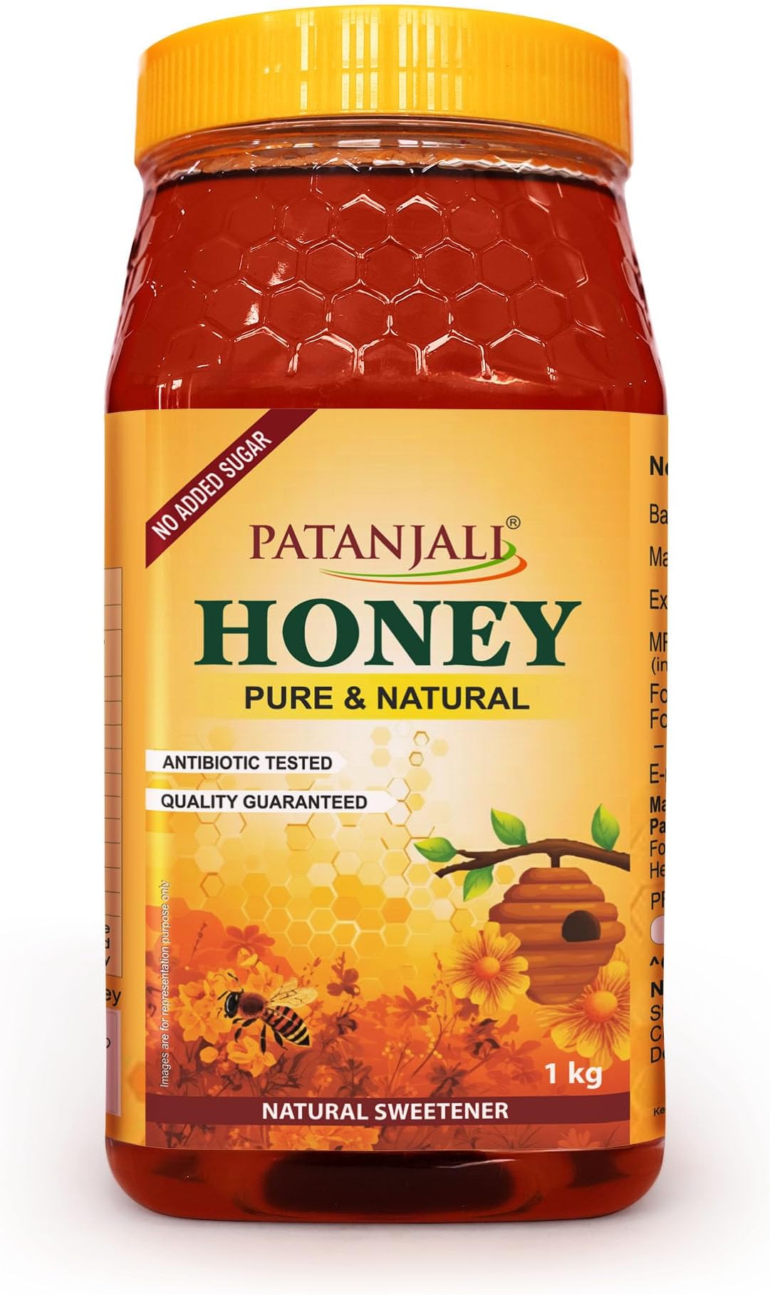 Honey 1kg Jar | Pure & Natural Honey | Natural Immunity Booster | Smooth Texture | For Fitness & Health | No Added Sugar & Adulteration