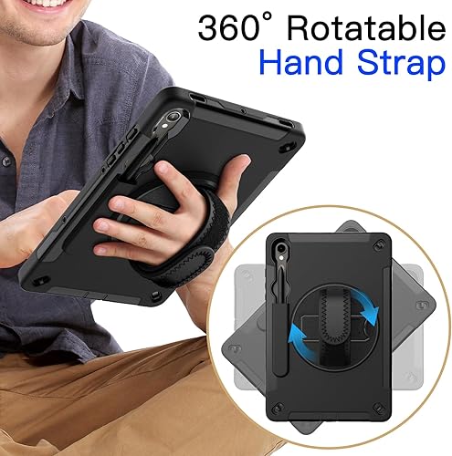 Miniatura 5 de JETech Case for Samsung Galaxy Tab S9 11-Inch with Built-in Screen Protector and S Pen Holder, Heavy Duty Rugged Shockproof Protective Tablet Cover,