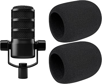 SOULWIT 2Pcs Pop Filter for RDERode PodMic - Black