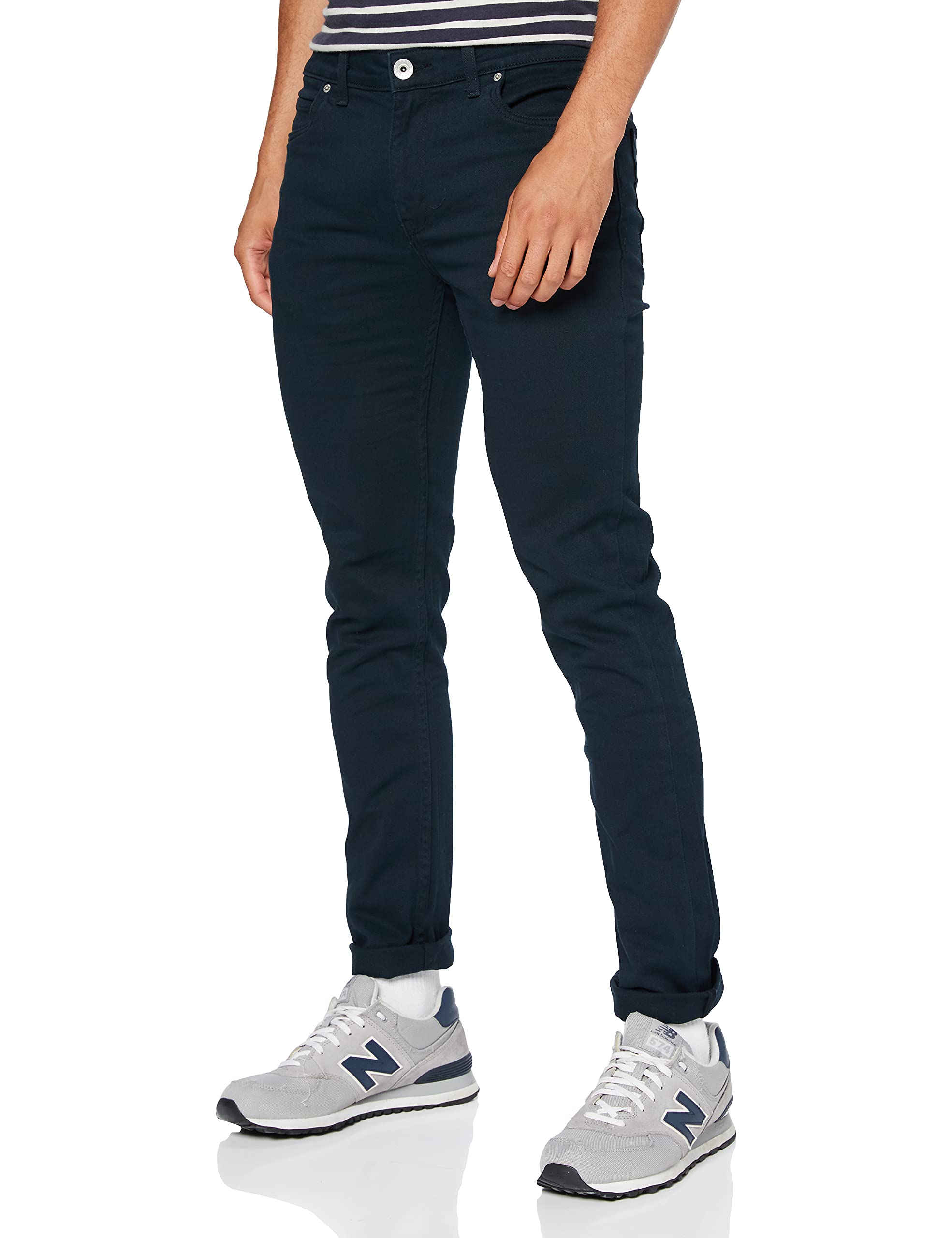 Farah Mens Drake Twill Jeans True Navy 32W / 34L
