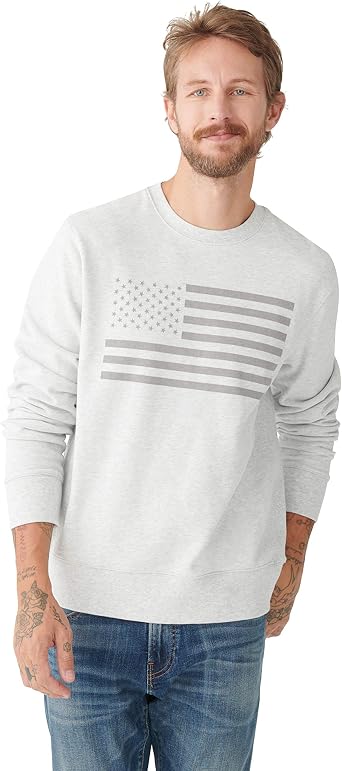 Lucky Brand Men's Long Sleeve Crew Neck 