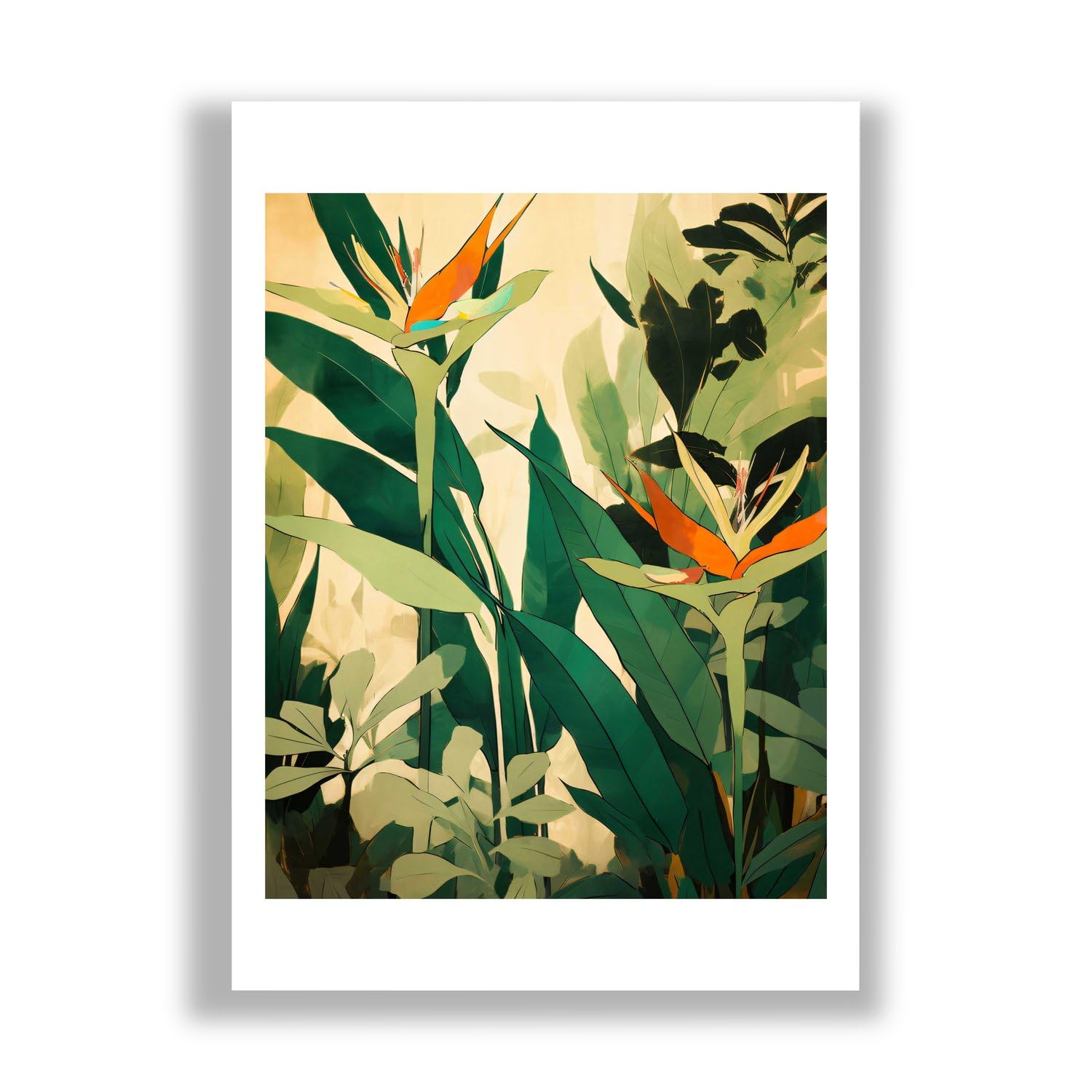 Grand format Jungle Bloom III affiche botanique fleurs d'oranger décoration murale - 7