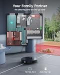 Lefant LS1 Aspirateurs de robots Lidar, cartographie précise, 3200Pa Aspiration, 150 Mini Runtime, Carte en temps réel, Zone de non-retour, Contrôle Alexa/APP/WiFi, Aspirateur robot intelligent pour les cheveux d'animaux, Plancher dur, Tapis