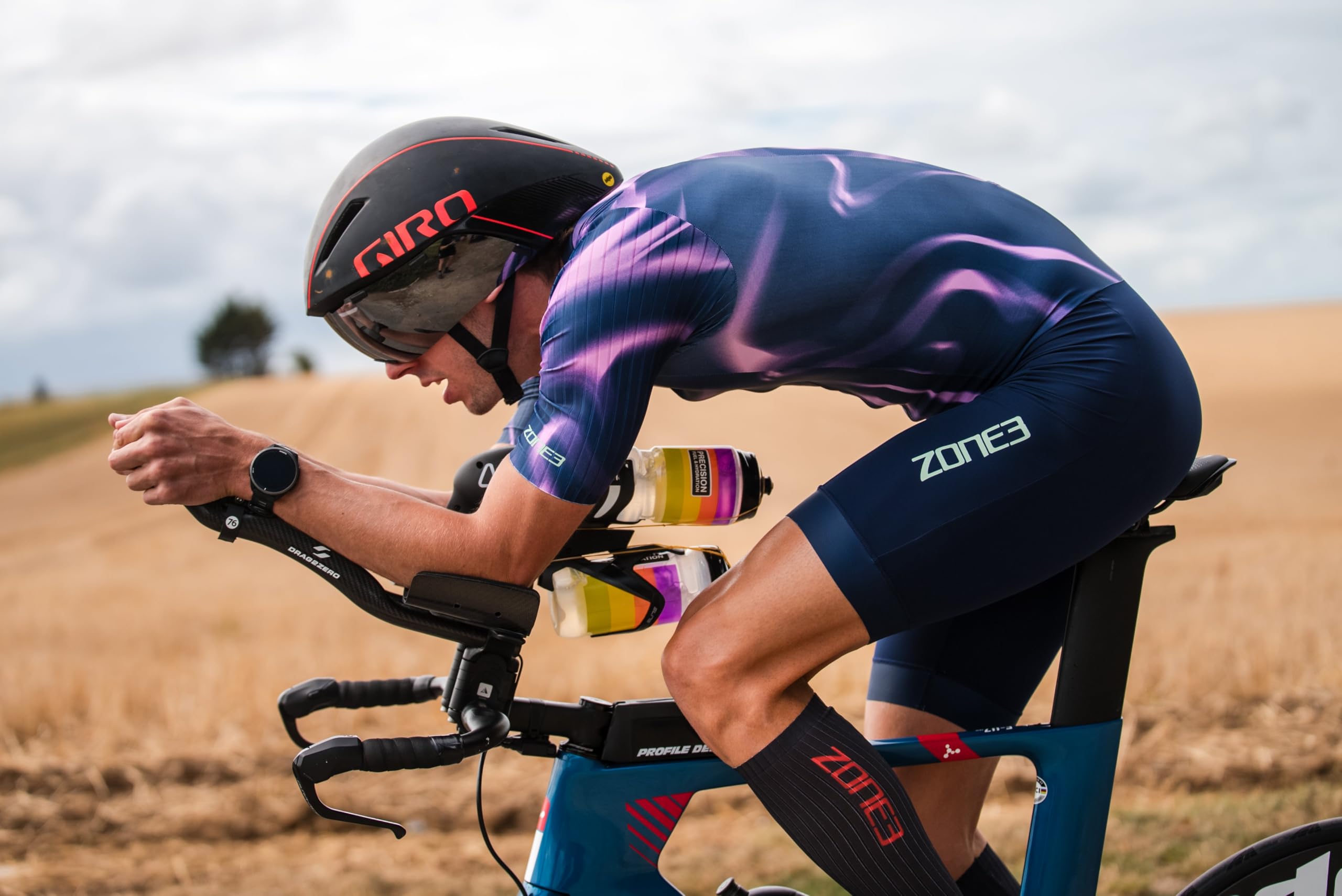 ZONE3 Herren Activate+ Kurzarm Tri Suit - Performance Einteiler für Triathlon Training & Rennen
