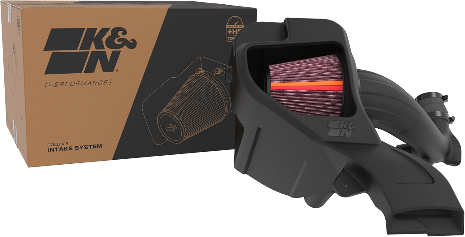 K&N NextGen Cold Air Intake System: High-Flow Cotton Filter: Compatible with 2024 FORD: Ranger, 50-2629