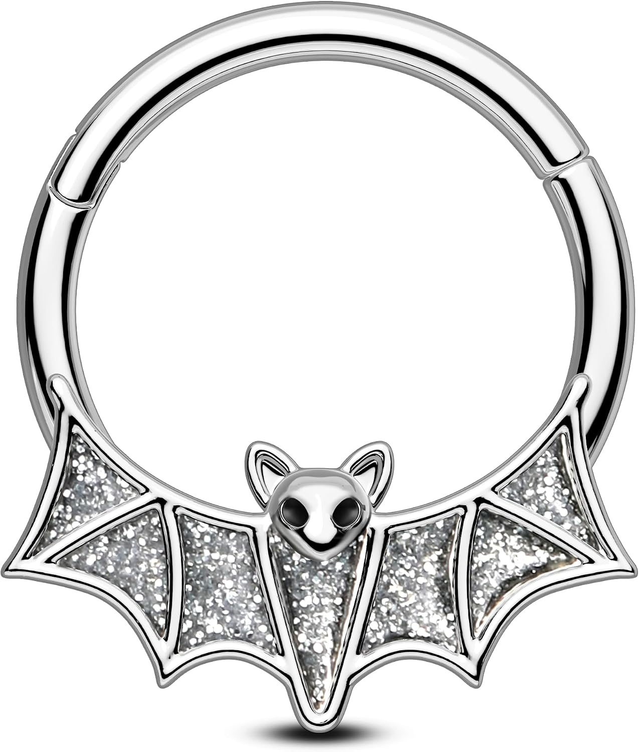 COCHARM Halloween Septum Rings 16G Bat Septum Jewelry Cute Helix Daith Earrings for Women 316L Stainless Steel Helix Daith Piercing Jewelry