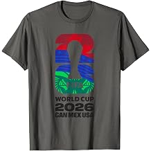 FIFA World CUP26 FIFA Host Country Logo Flags T-Shirt
