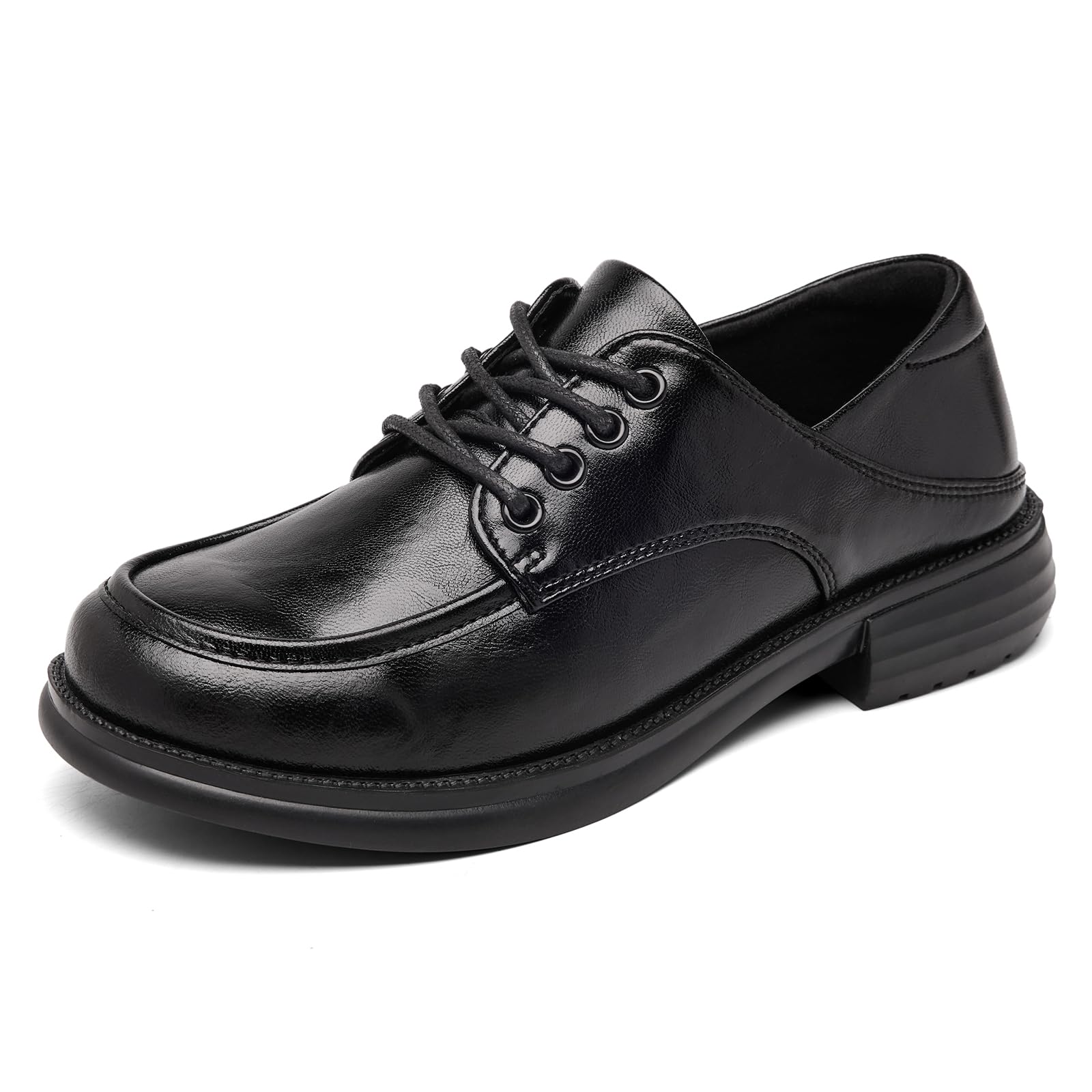 Oxford Shoes for Women Lace Up Loafers Platform Dress Shoes Office Business Work Shoes