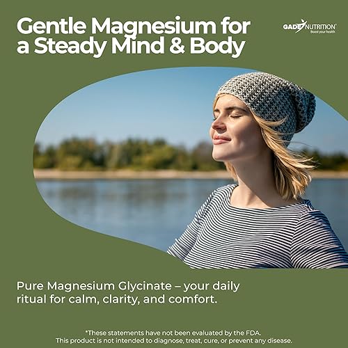Miniatura 4 de Gade Nutrition - Polvo de glicinato de magnesio puro Sin OMG, sin gluten, sin relleno, altamente absorbente Fabricado en Estados Unidos