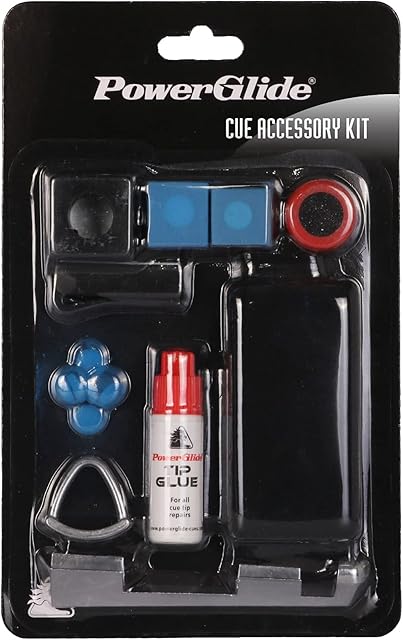 PowerGlide Unisex Cue Accessory Kit, Multi-Colour, One Size UK