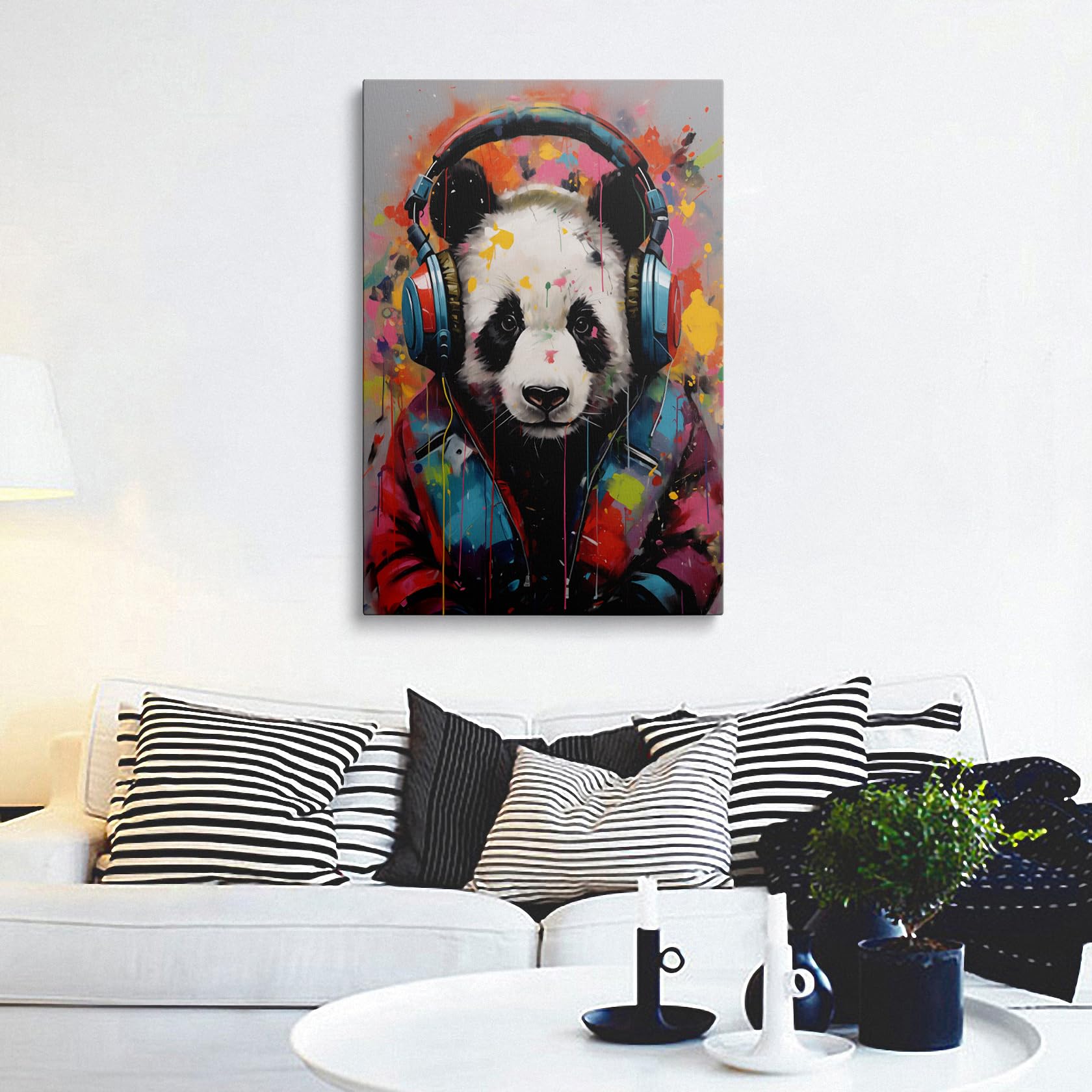 Panda Di Banksy Cappellino Da Baseball Stile Retrò Street Art