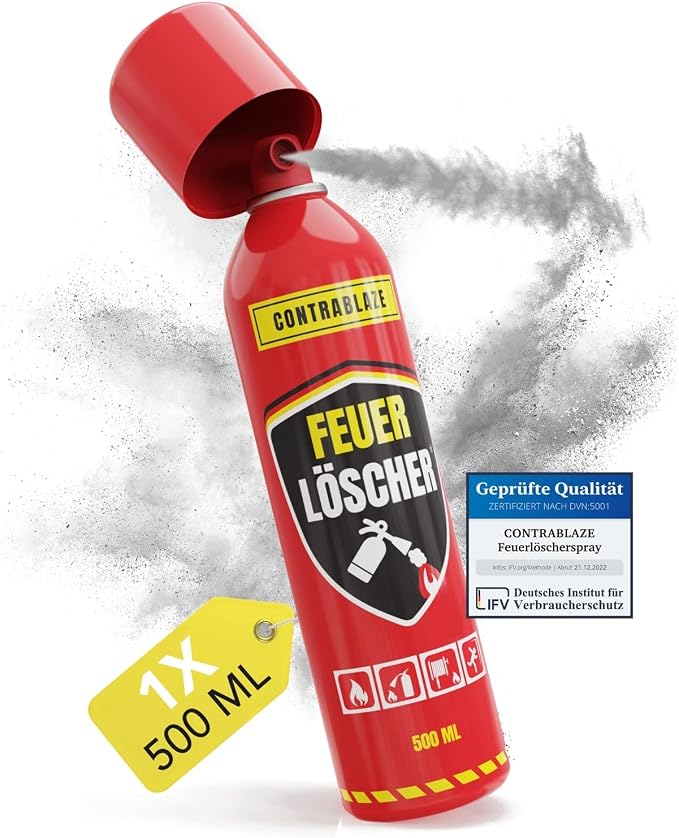 Olymp Feuerlösch Spray 3 Stück | Feuerlöschspray für Küche & Haushalt Olymp Feuerlösch Spray 3 Stück | Feuerlöschspray für Küche & Haushalt