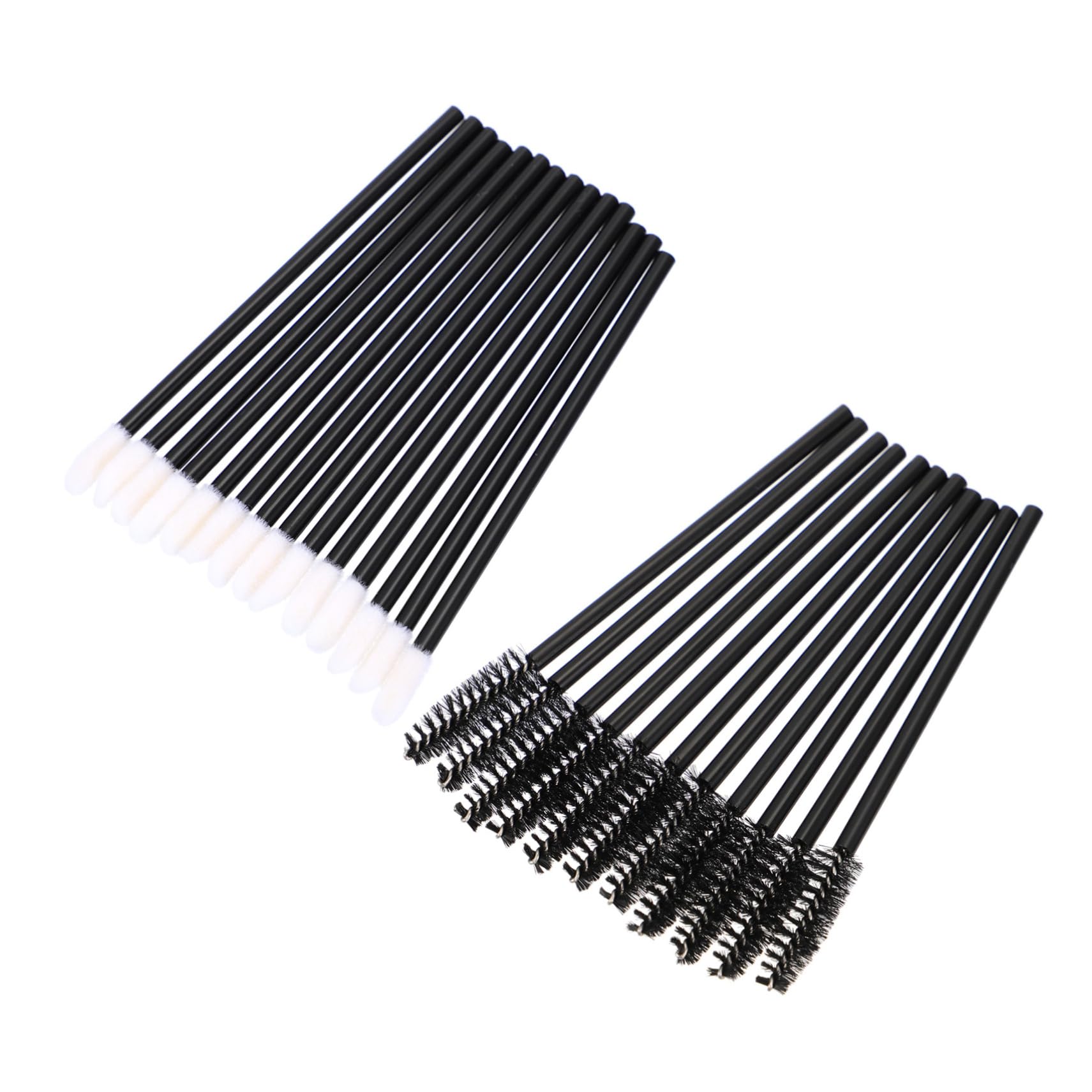 VICASKY Mascara Wands Tube Lipstick Applicator 100pcs Disposable Makeup Tool Eyelash Brush Comb Eyebrow Makeup Easy to Use