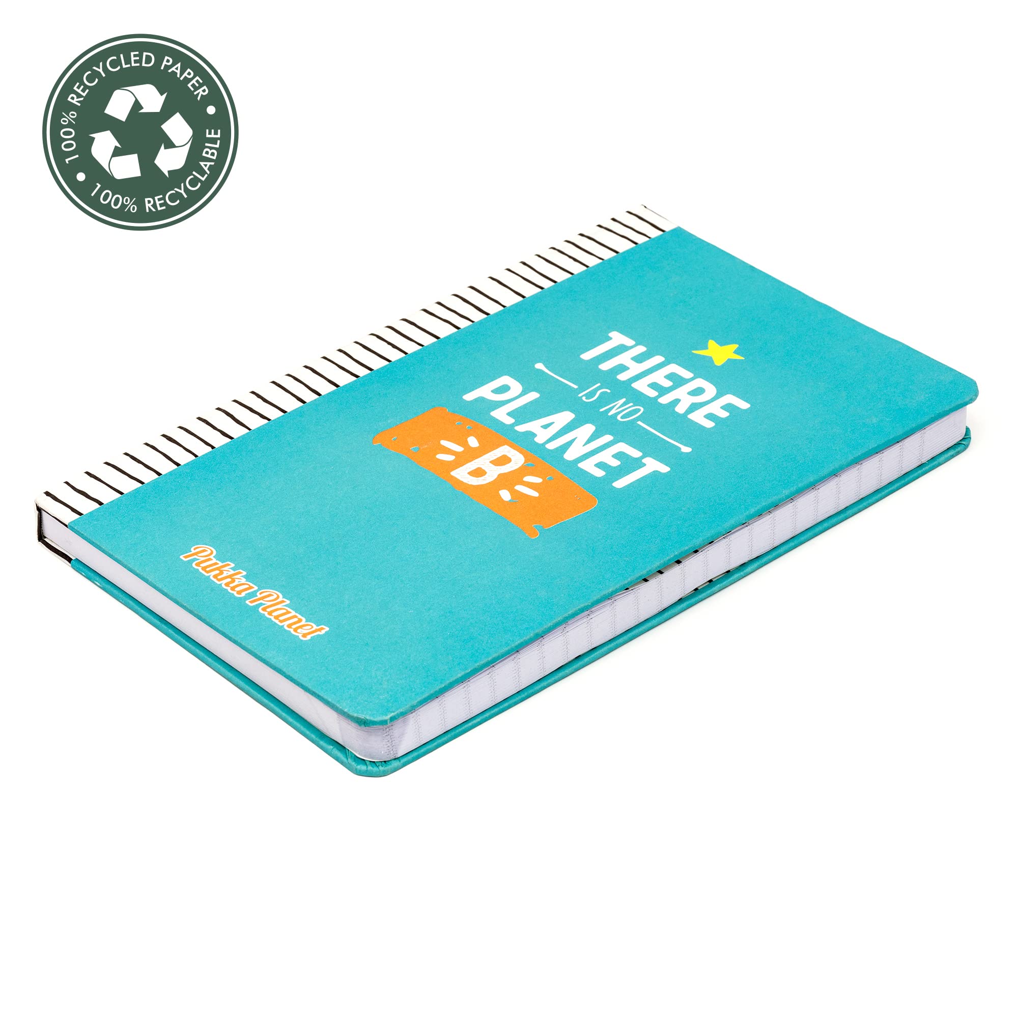 Pukka Pad, Pukka Planet A5 Soft Cover Notebook, Casebound Journal, 192 Pages of 8mm Ruled 90GSM Paper, Feature Acid-Free - Image 2
