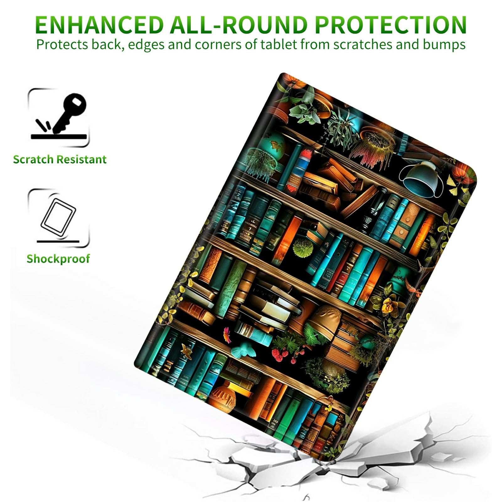 Custodia per Kindle Paperwhite da 6,8 pollici di 11a generazione 2021 e Kindle Paperwhite Signature Edition, visualizzazione multiangolare antiurto custodia protettiva intelligente con