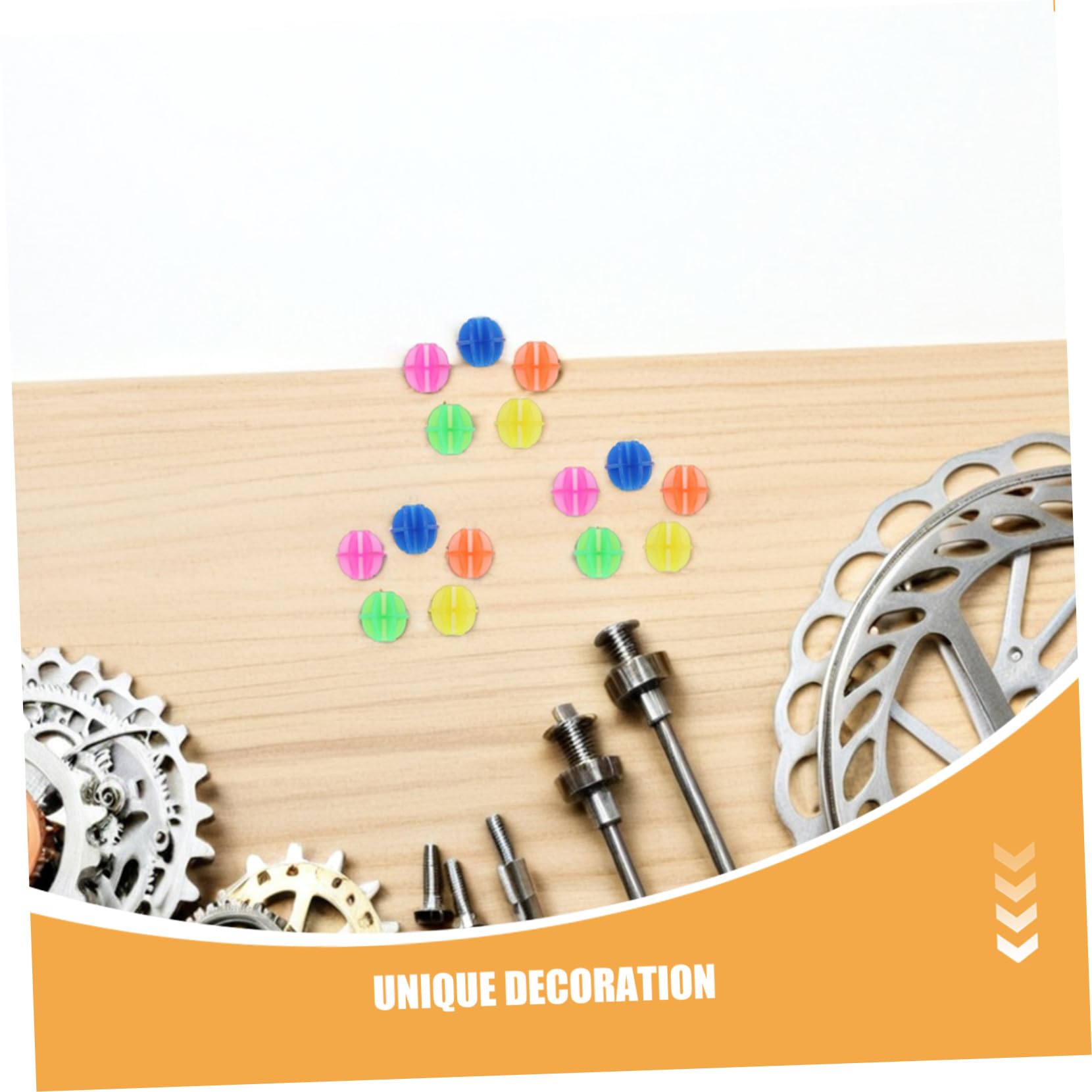 Anneome 6Er Set Fahrradspeichen Dekoration Kinderfahrradzubehör Fahrradclips Perlen Dekor Fahrrad Radspeichen Fahrradspeichen Perlen Dekorationen Fahrraddraht