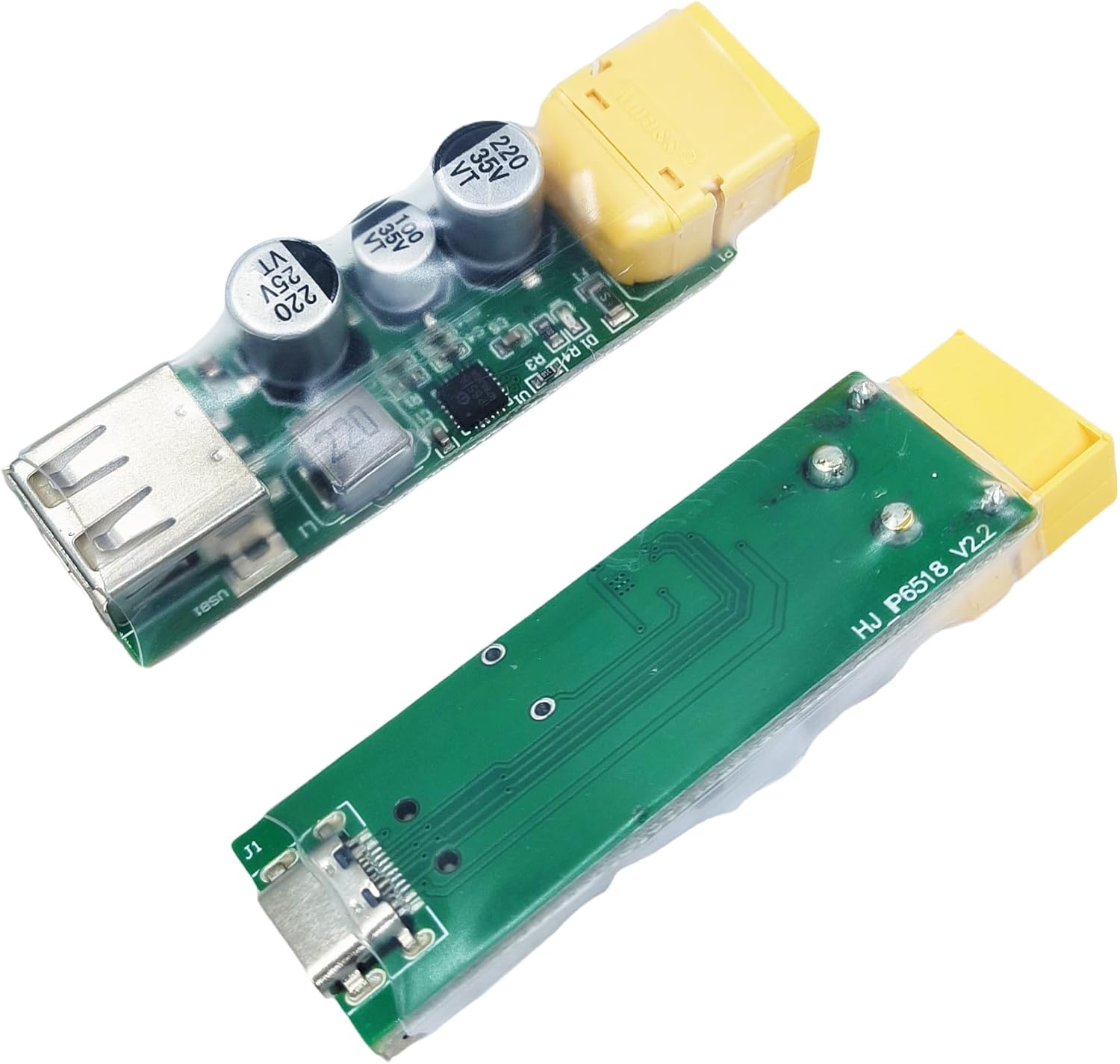 2PACK 3S-6S XT60 to USB Fast Charging Converter Support 3S-6S Lipo Battery,45W Lipo Battery Charger USB Fast Charging Converter,Max Fast Charge Adapter for RC Racing Drone - Image 3