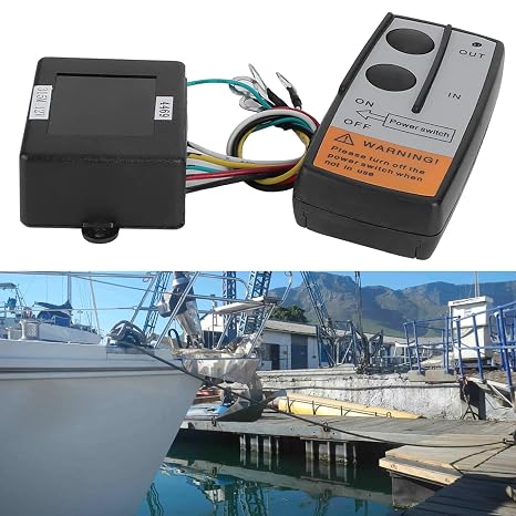 Acouto Anchor Remote, Professional Switch Anchor,Anchor Remote Switch Trim Controller Marine Boat Accessory