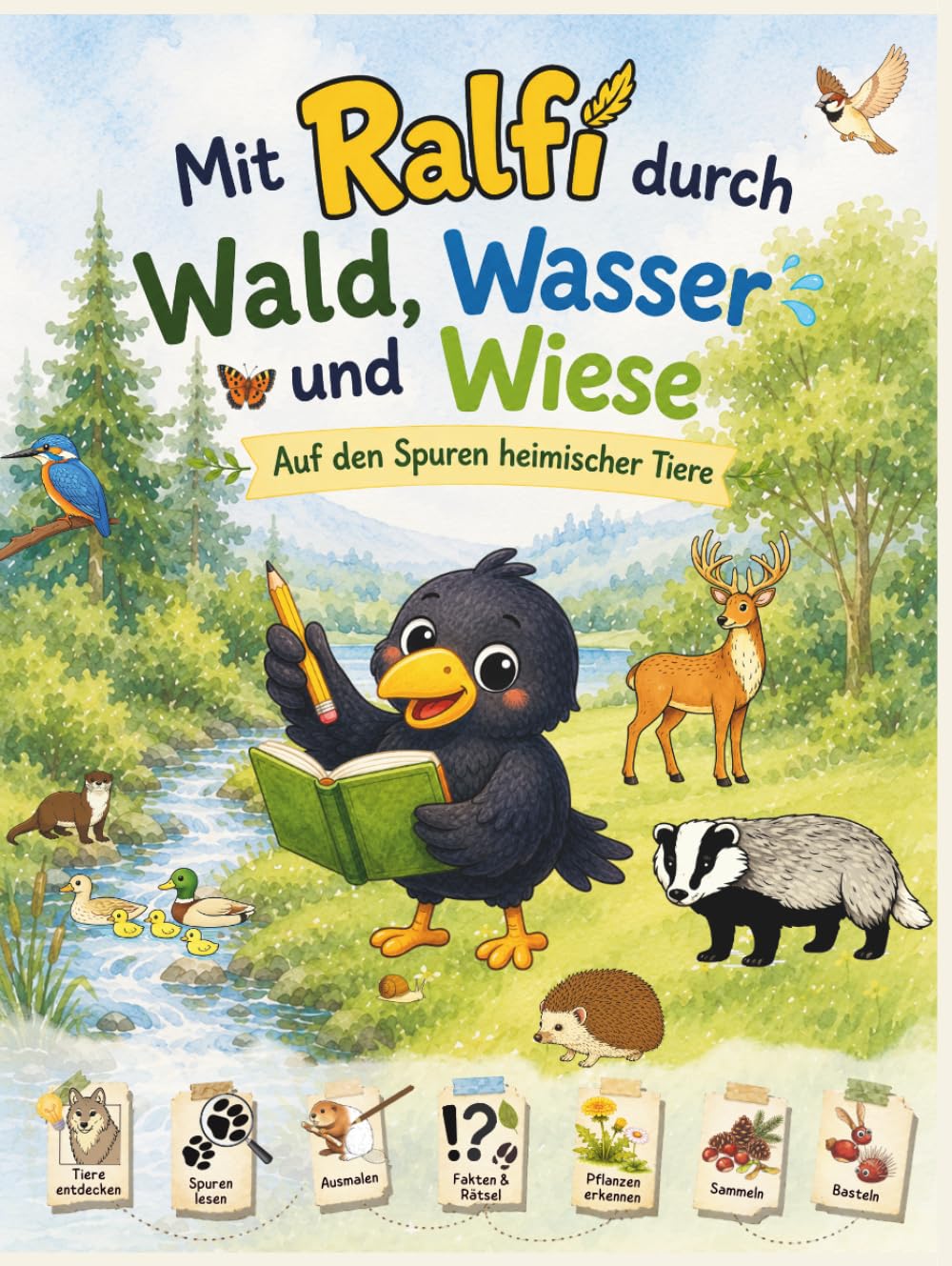 Mit Ralfi durch Wald, Wasser und Wiese: Auf den Spuren heimischer Tiere