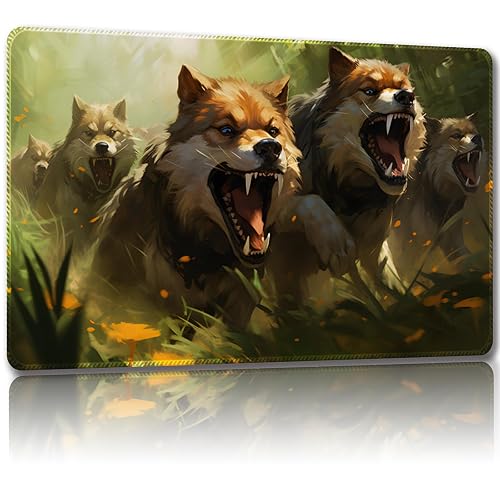 Malqiqi Magic Mat - Alfombrilla de juego para MTG y TCG, 33