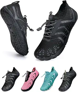 Zapatos Descalzos Todoterreno para Hombres Y Mujeres para Correr En El Agua para Nadar AcuáTicos Playa Transpirable Y Antideslizante