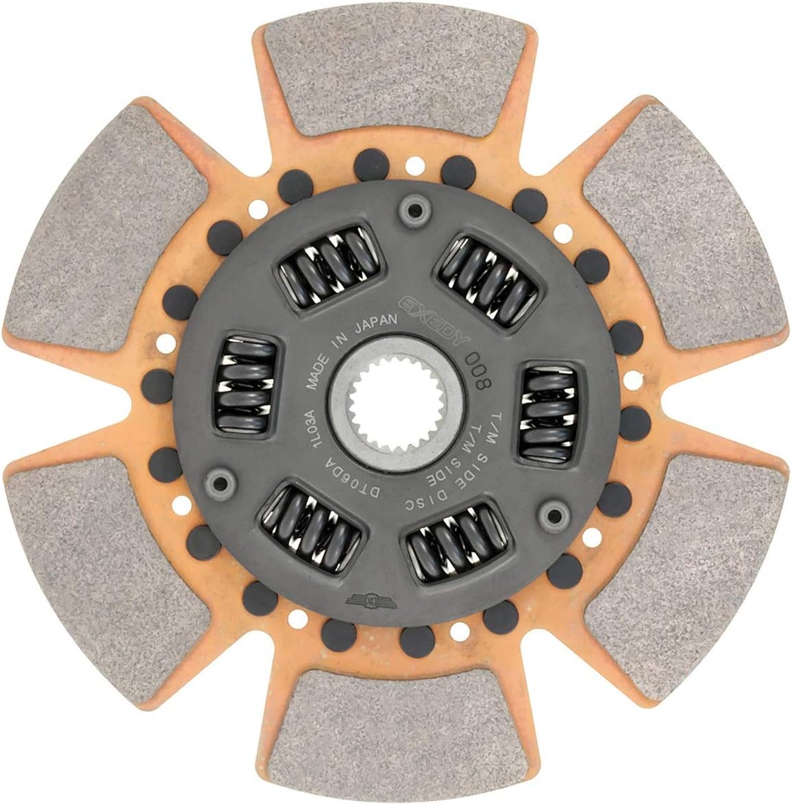 EXEDY DT06DA Clutch Disc (Hyper Multi Assembly (A) Sprung Center - Replacement Fits ET04XD)