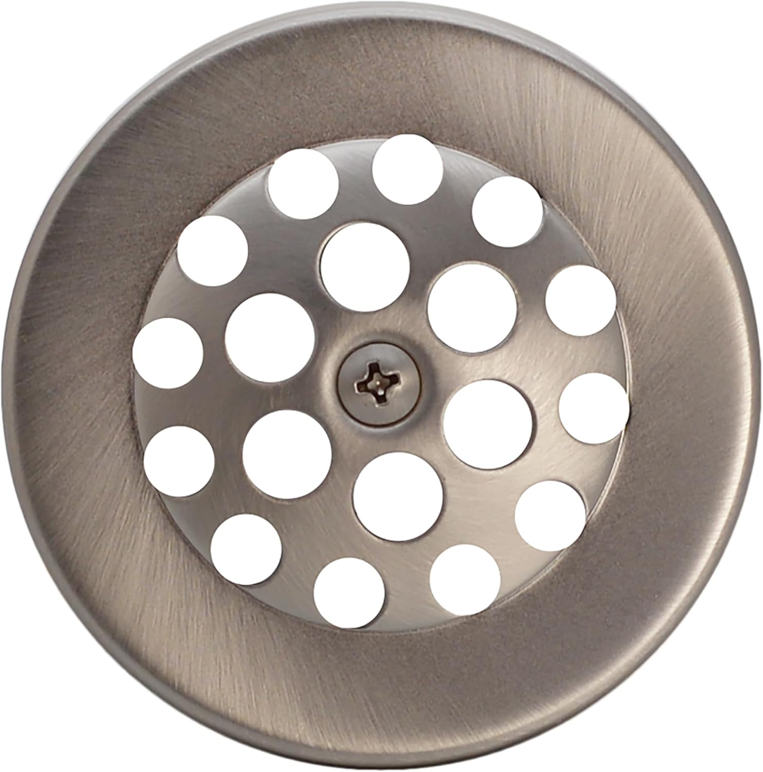 Westbrass A92-07 3-1/8" Trip Lever Bathtub and Shower Drain Kit with 2-Hole Overflow Faceplate, Satin Nickel