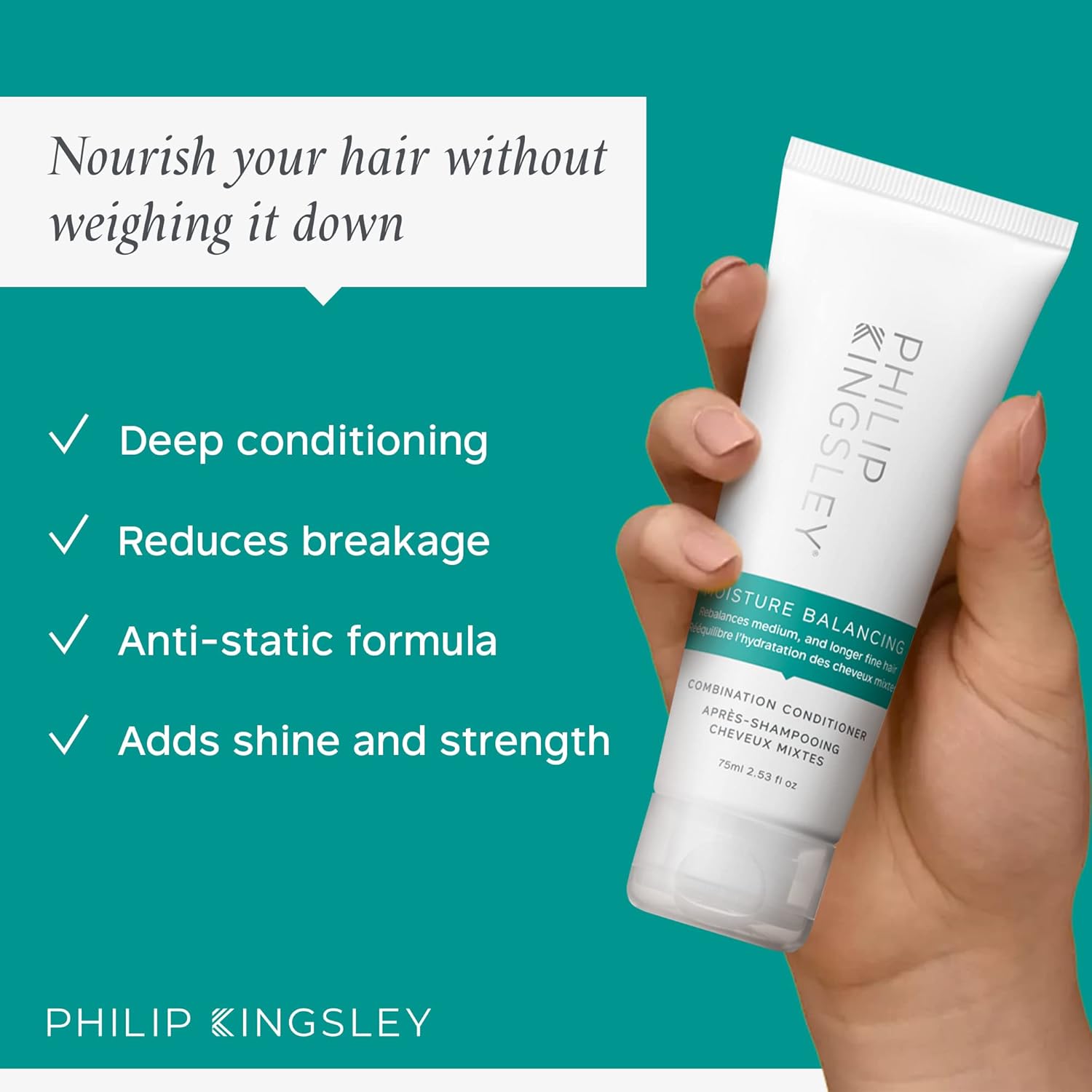 Philip Kingsley Haircare Travel Set: Volumizing Shampoo, Conditioner, and Deep-Conditioning Mask for Fine, Limp Hair - Adds Body and Shine - Image 4