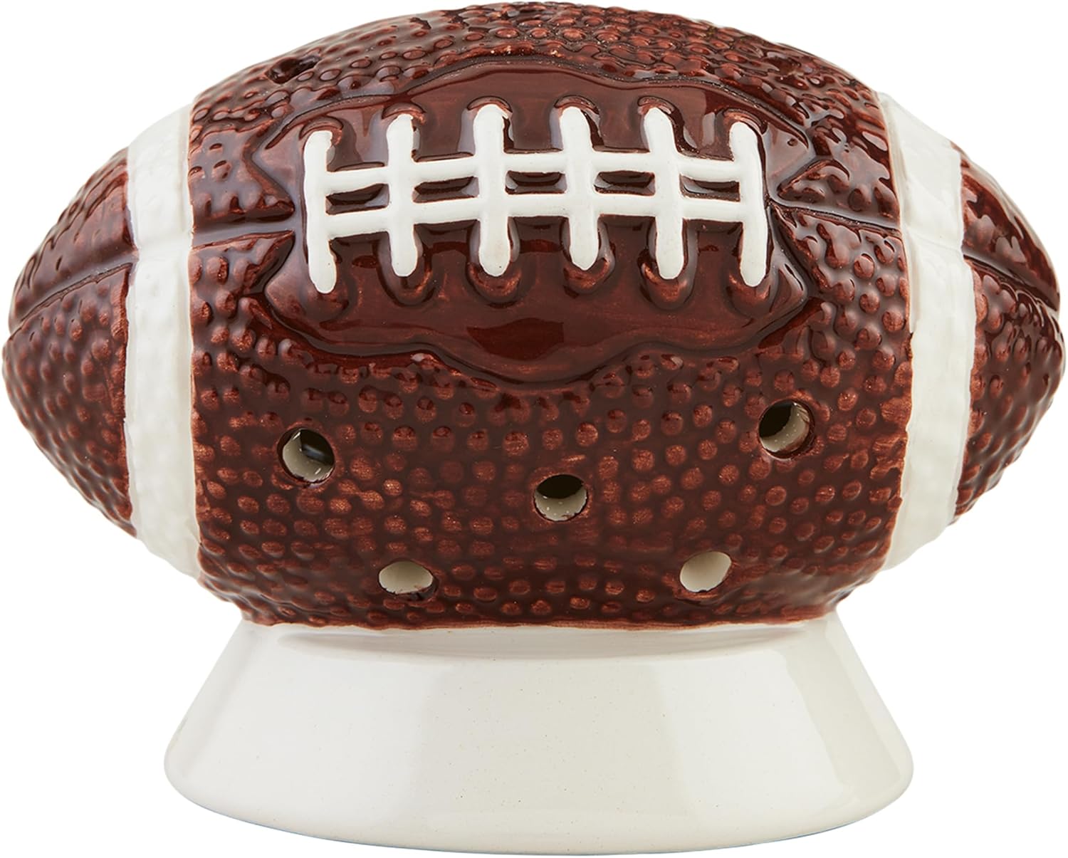 Mud Pie Led Football Sitter; 2 1/2" x 3 1/4"