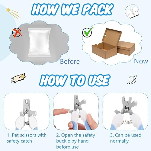 Miniatura 2 de Juego de 8 bozales para gatos con bolsa de baño ajustable para gatos, bozal transparente transpirable para mascotas, cepillo removedor de