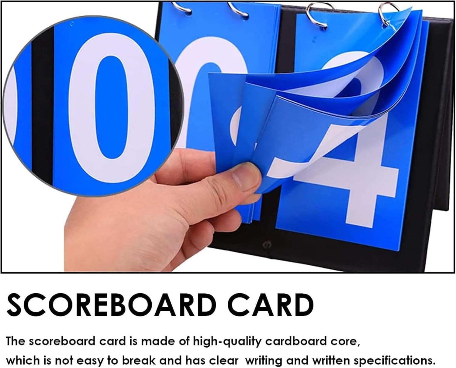 Baseball Scoreboard Fold Score Flipper Sports Table Top Score Board Score Keeper for Indoor Outdoor Basketball Football,