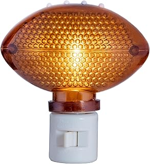 Novelty Lights LED Lamp Football Shape Sports Decoration Night Light with Swivel Plug