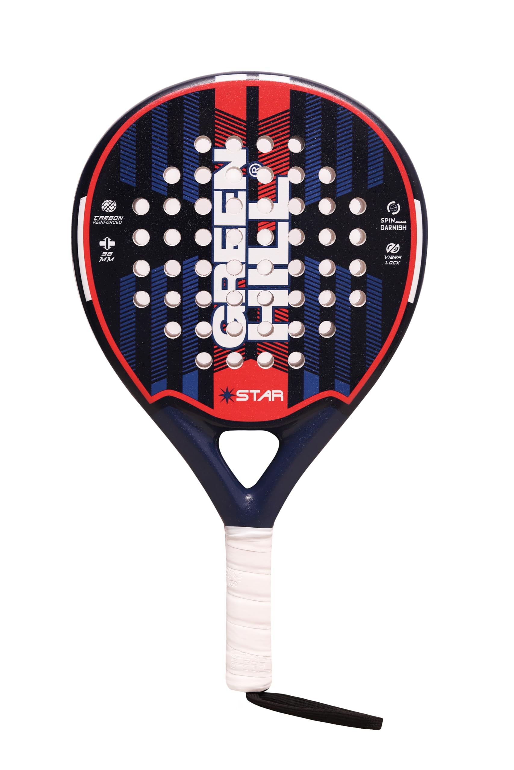 GREEN HILL LEGACY Racchetta Da Padel Rotonda In Carbonio 3K - Controllo Massimo Per Giocatori Avanzati (355-370g)