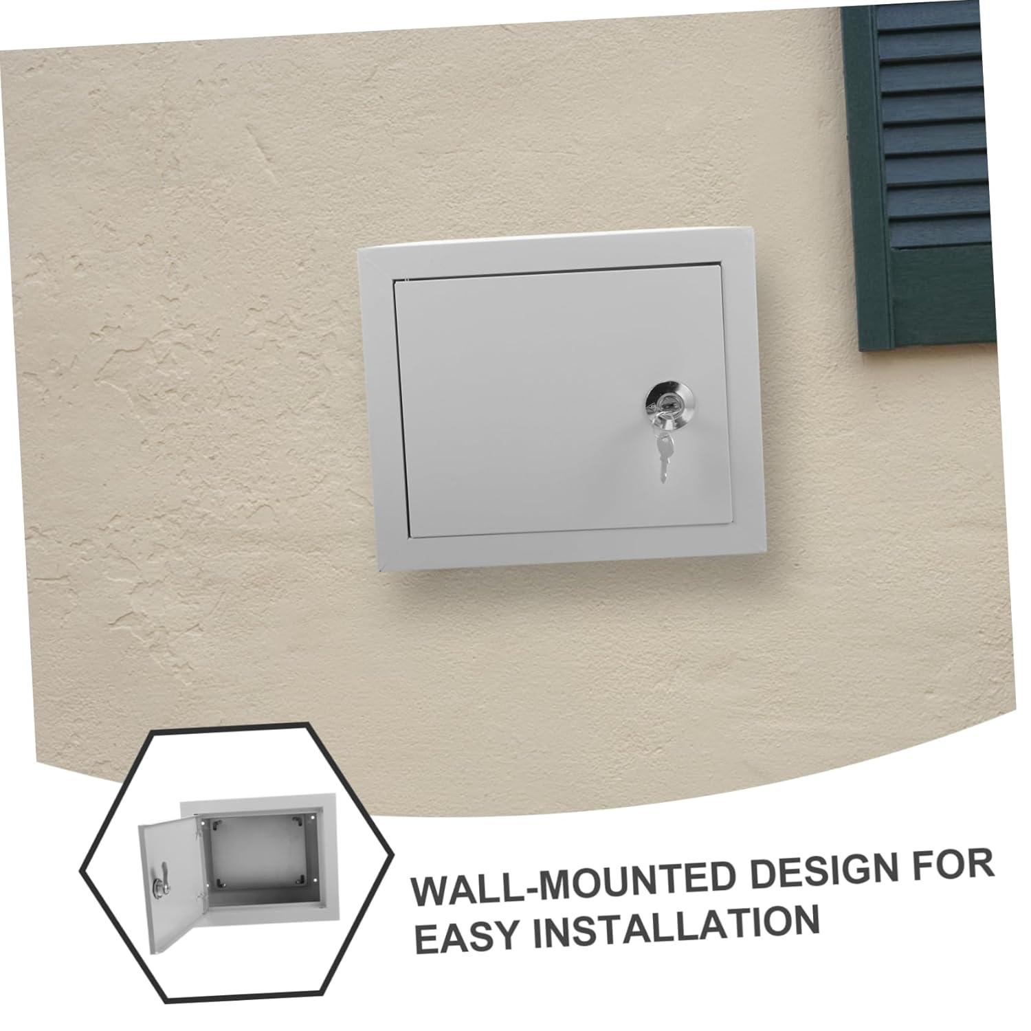 POPETPOP Weatherproof Wall Mounted Electrical Junction Box Outdoor Splashproof Enclosure for Safe Storage of Electrical Equipment Industrial and Residential