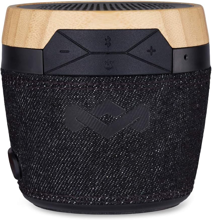 House of Marley Chant Mini Speaker with wireless controls labeled
