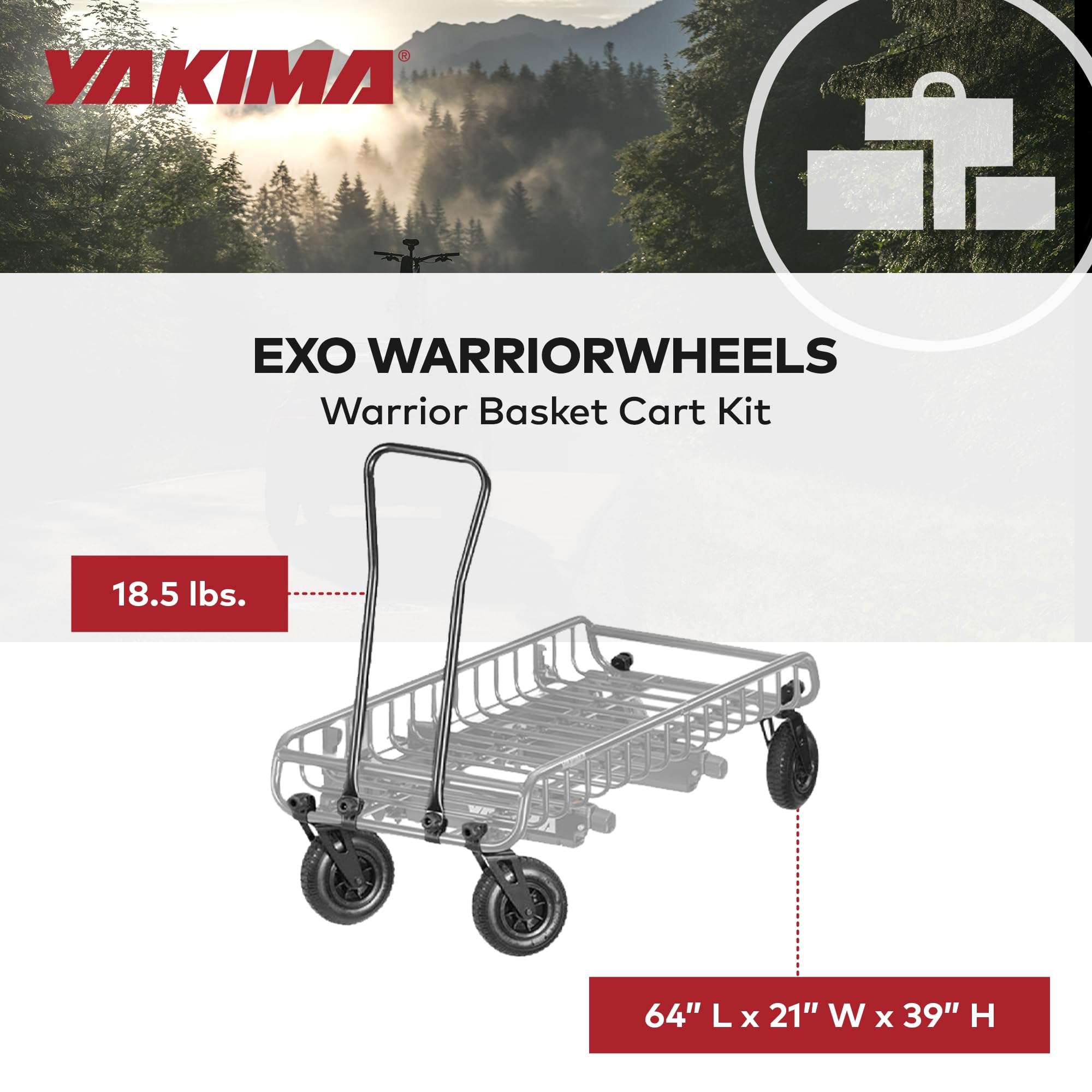 Amazon.co.jp: YAKIMA ヤキマ 正規品 カート ギアウォーリアー用 EXO 