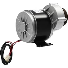 Gear Reduction Electric Motor, 12/24/36V DC Electric Motor, 250W Gear Reduction Brushed Electric Motor, 2750RPM Heavy Duty Brush Motors with Belt Pulley for E-Scooter Motorcycle 24, Volts