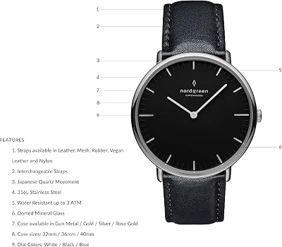 Amazon | Nordgreen［ノードグリーン］Native ミニマルデザイン時計