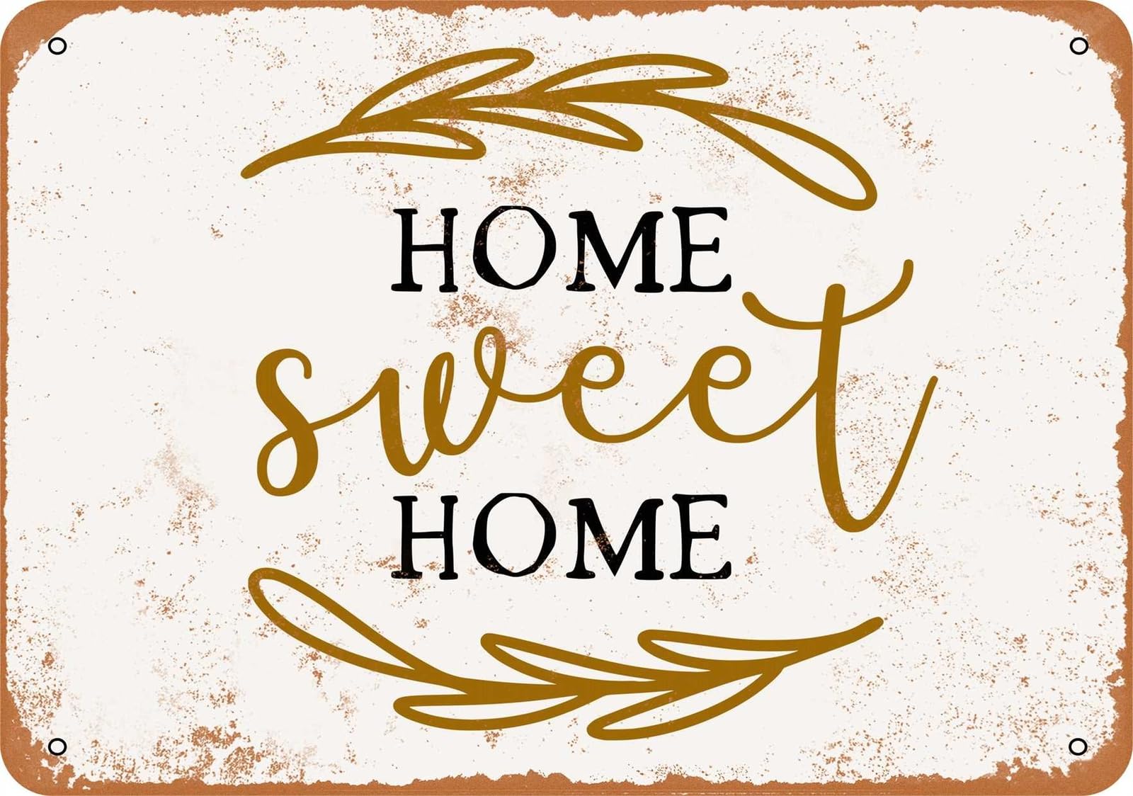 Metal Sign - Home Sweet Home - Vintage Look home decor