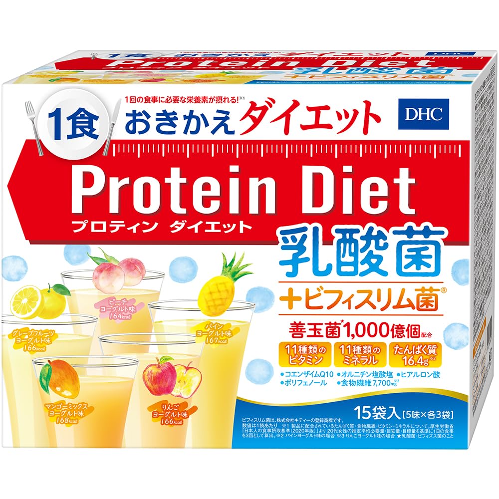 DHC - DHCプロテインダイエット 乳酸菌 Amazon.co.jp: DHCプロティンダイエット 乳酸菌＋ビフィスリム菌