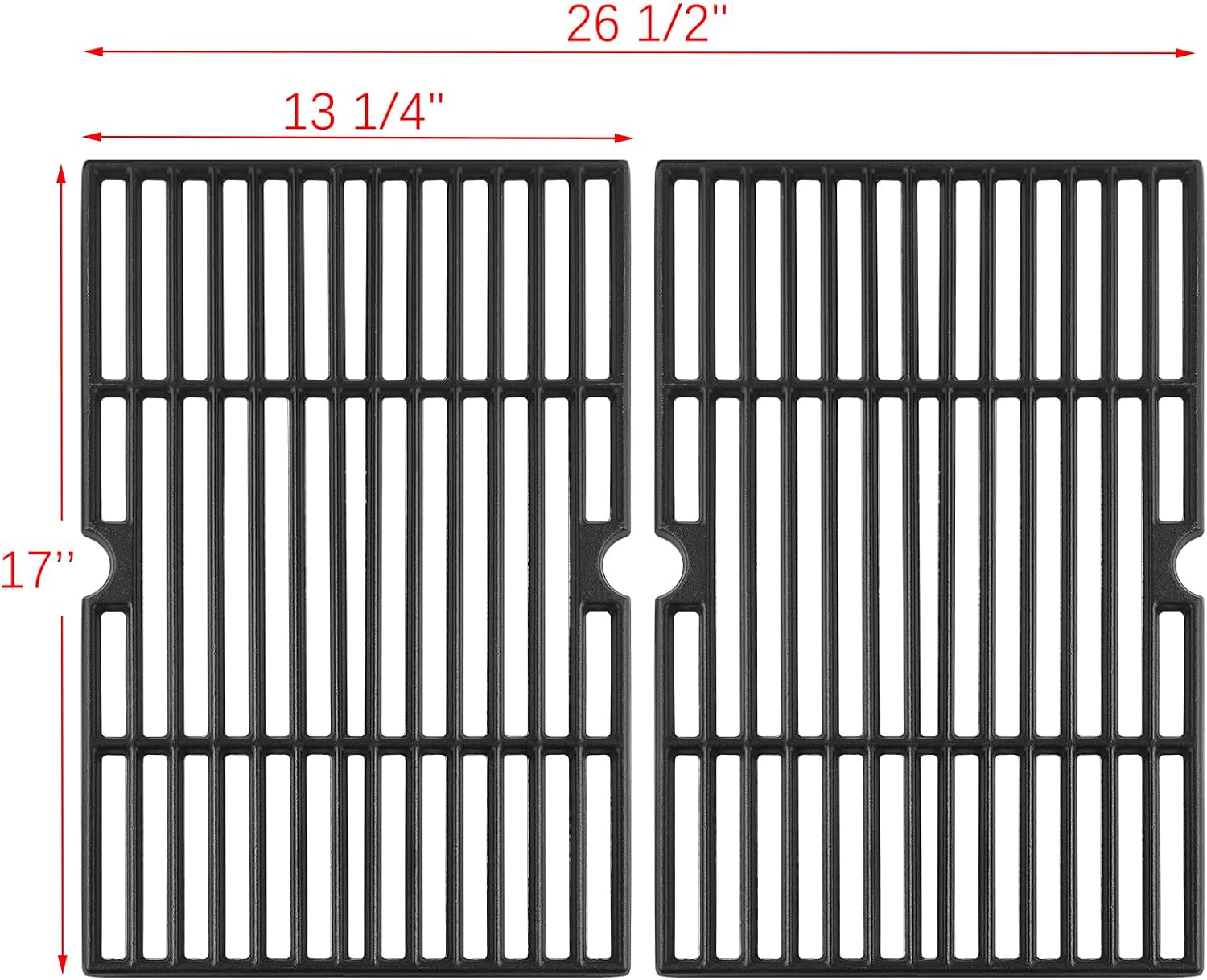 720-0830H 720-0783W Grill Grates Replacement Parts for Nexgrill 720-0888N 720-0830A 720-0670C 720-0888S 720-0783EH 720-0888 720-0670D Charbroil 463449914 463446015 Kenmore 146.34611411 Cast Iron Grid