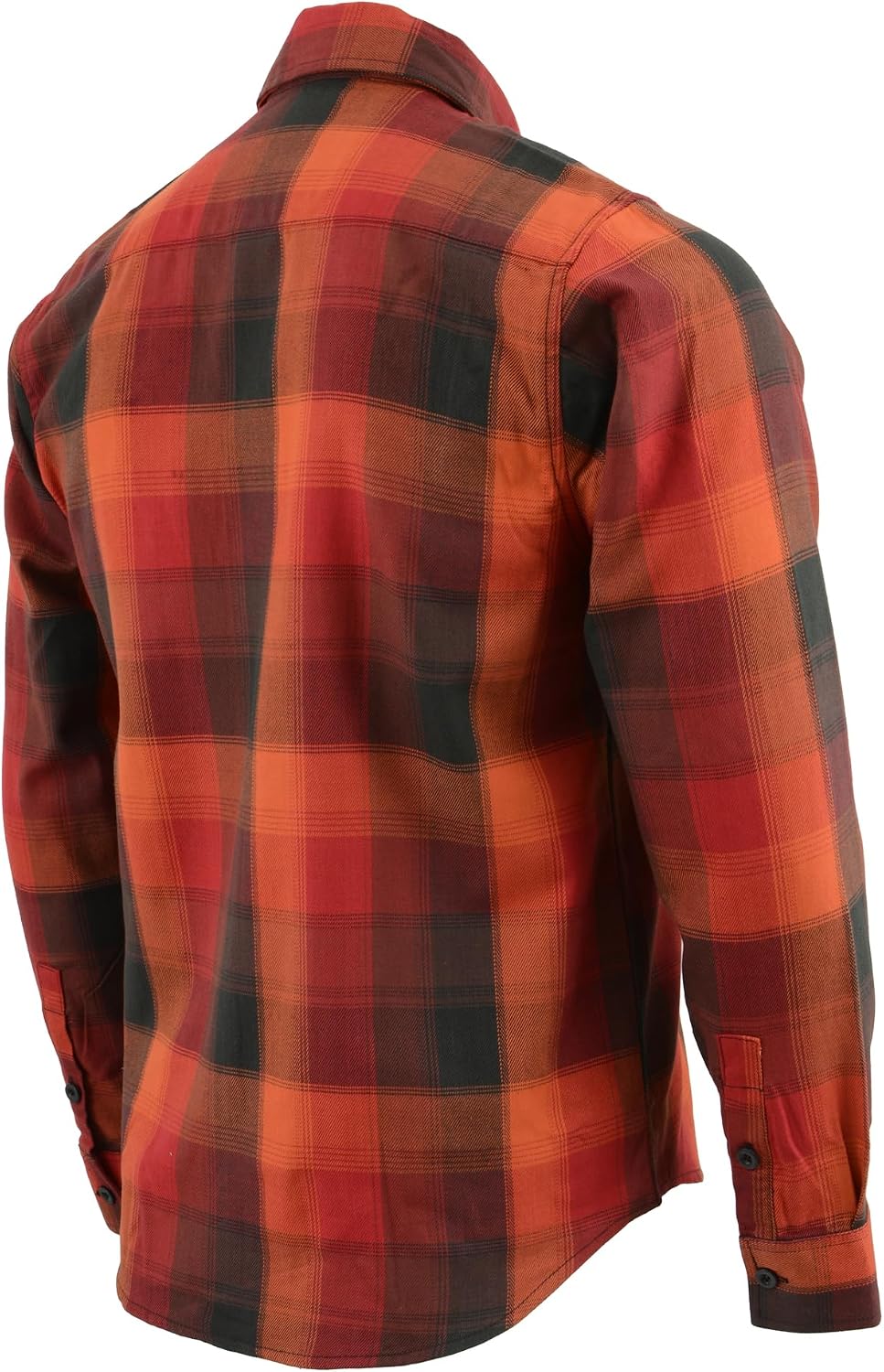 Mens Cotton Plaid Full Sleeve Checkered Casual Flannel Button Down Work Shirt Variety of Colors