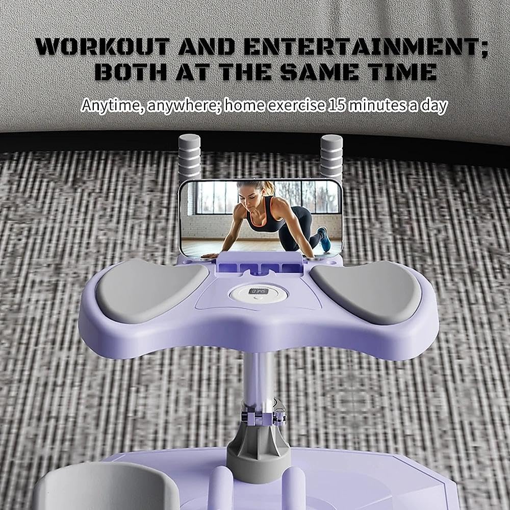 6-in-1 Crawling Training Machine,3 Adjustable Height Back Stretcher Pro Spine Trainer,for Spinal Decompression & Lower Back Pain Relief, Waist Ab Twist Core Workout Equipment for Home Gym