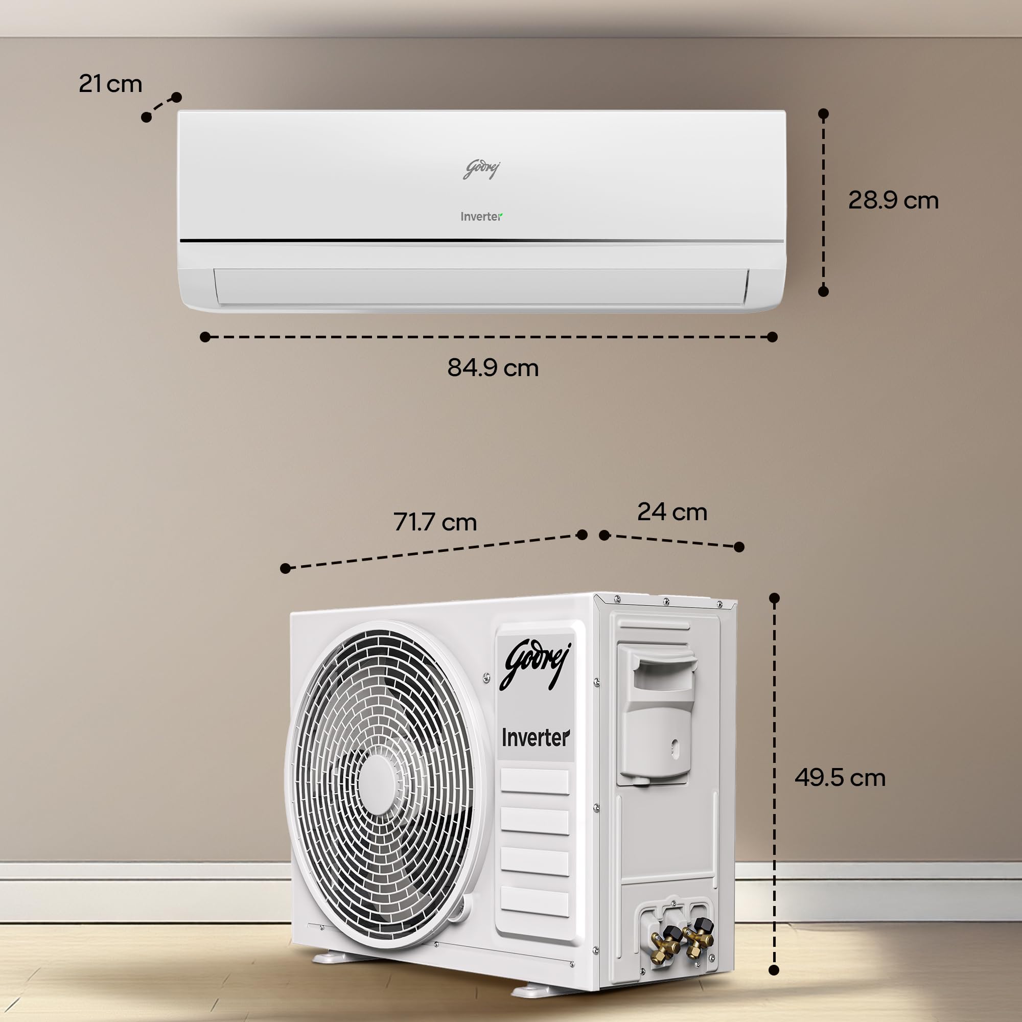 Godrej 1 Ton Split AC - AI Cooling & 5-Year Warranty -6
