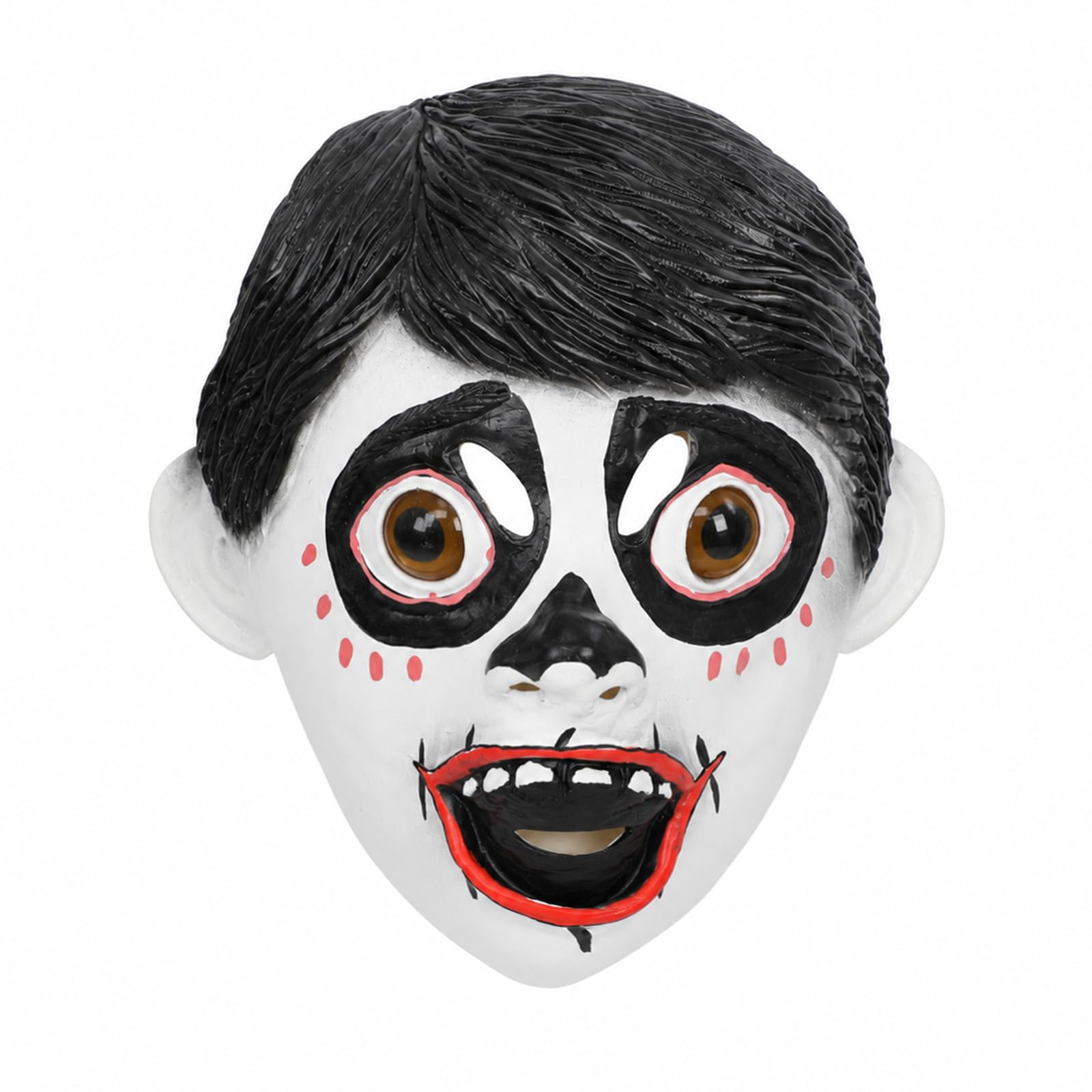 Foxercases Coco Miguel Mask Halloween Party Decoration Halloween Cosplay Themed Scary Costume Mask