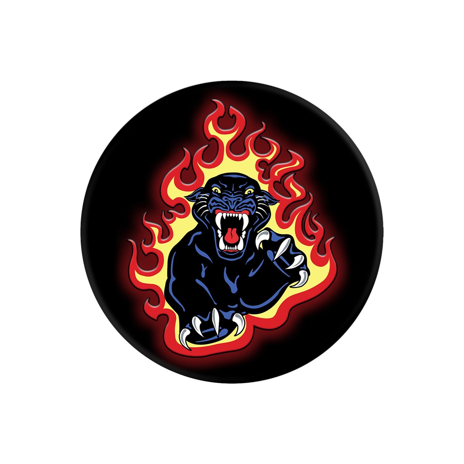 PopSockets Stand and Grip - Panther Flames